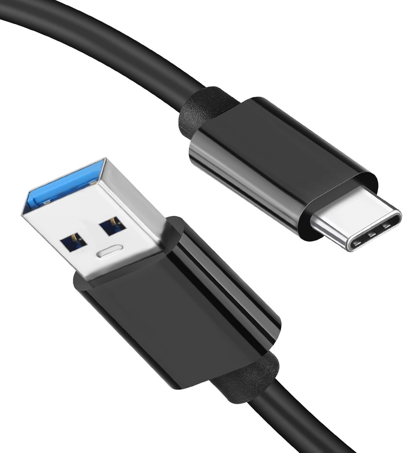 USB C Cable-3FT, USB C to USB A 3.1 Gen 2 Cable, Type C 3A Fast Charge & 10Gbps Data Sync Cable for Android Auto, iPhone 16/15 Plus/16 Pro Max, MacBook, Samsung Galaxy S22/S21/S20/Note20, Pixel